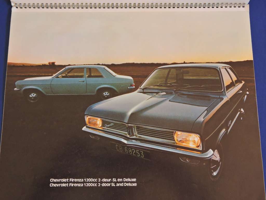 Chevrolet Chev Firenza advertising brochure.  Awesome pics   # LOOK #