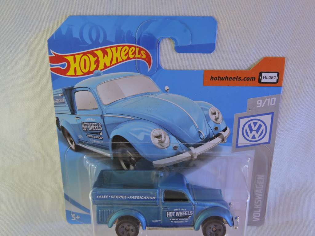 Hot Wheels Volkswagen VW Beetle Pickup Bakkie ( Blue )