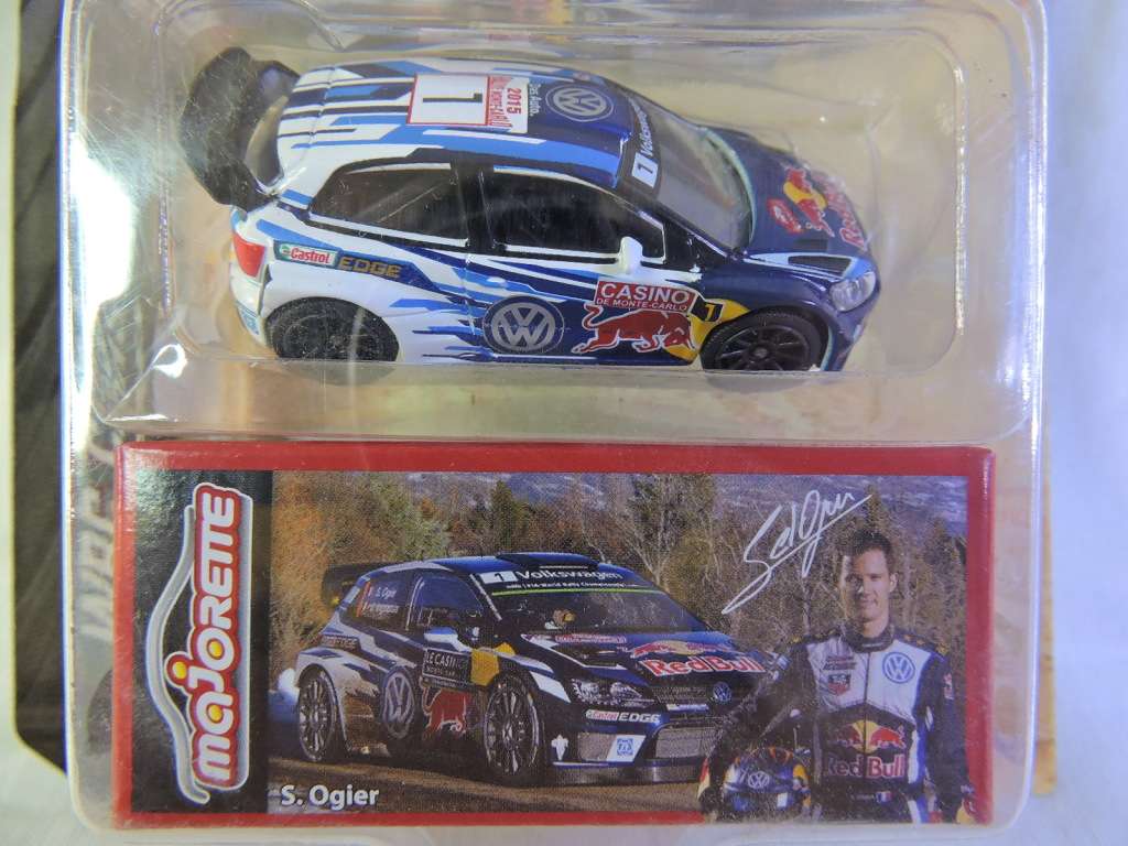 Majorette Volkswagen VW Polo ( S. Ogier Rally car ) MIB like Hot Wheels