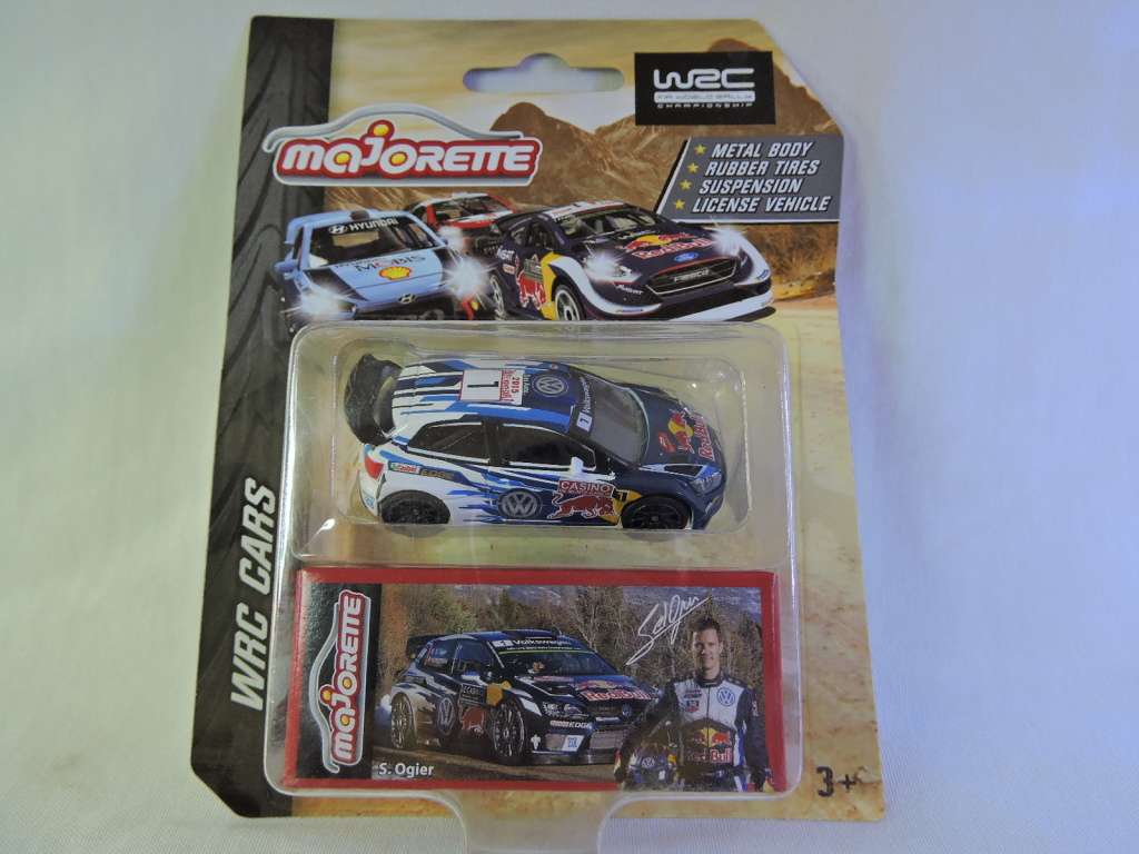 Majorette Volkswagen VW Polo ( S. Ogier Rally car ) MIB like Hot Wheels
