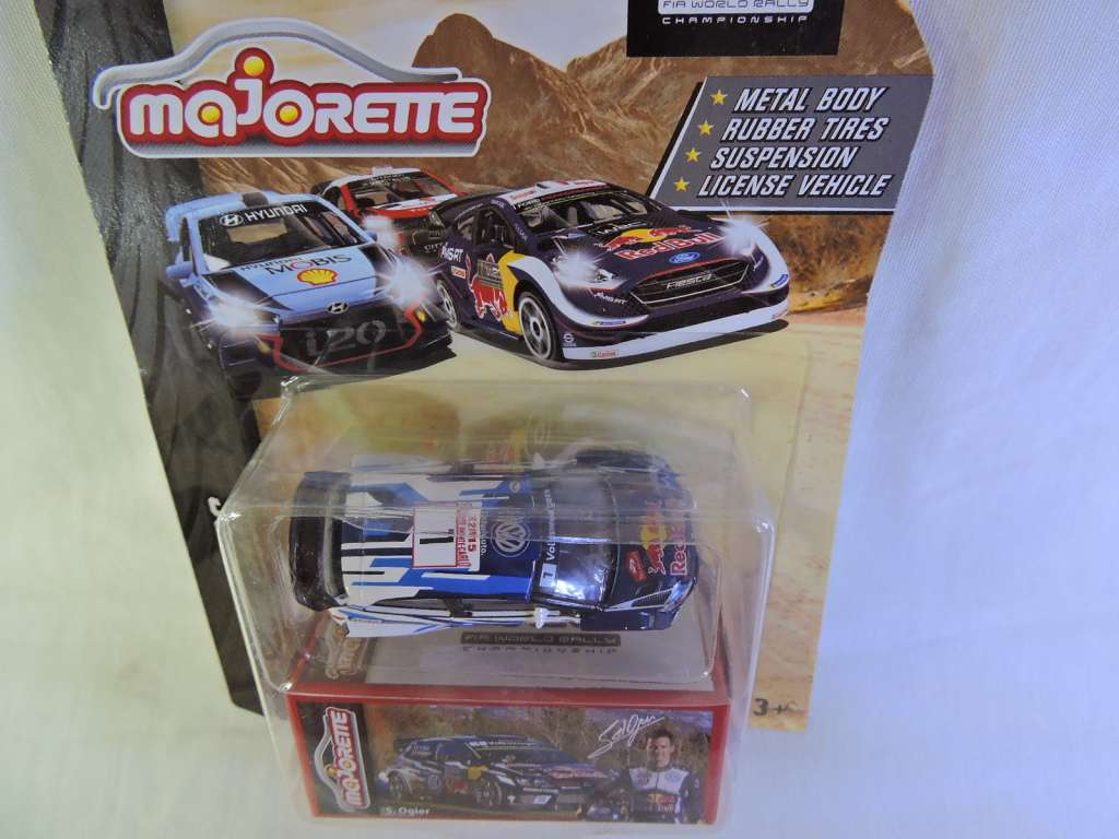 Majorette Volkswagen VW Polo ( S. Ogier Rally car ) MIB like Hot Wheels