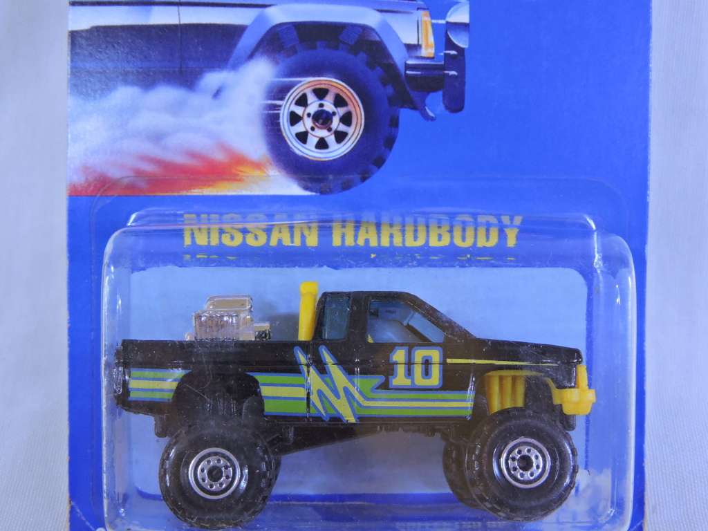 Hot Wheels NISSAN Hardbody 4x4 Truck Bakkie ( Black #10 ) Like Datsun
