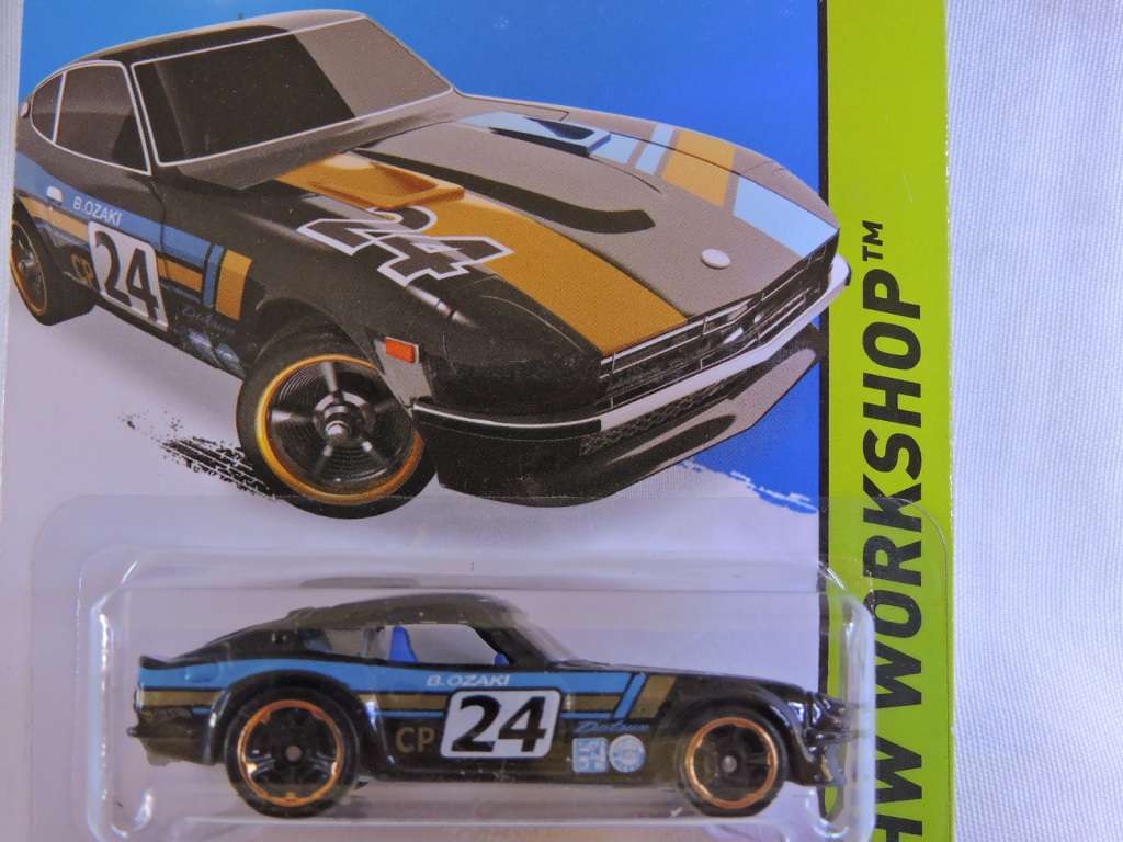 Hot Wheels DATSUN 240 Z ( Black #24 ) Like NISSAN