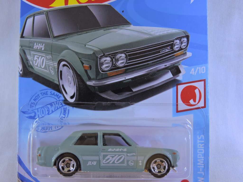 Hot Wheels DATSUN 510 ( Teal #510 ) Like NISSAN   AWESOME MODEL !!
