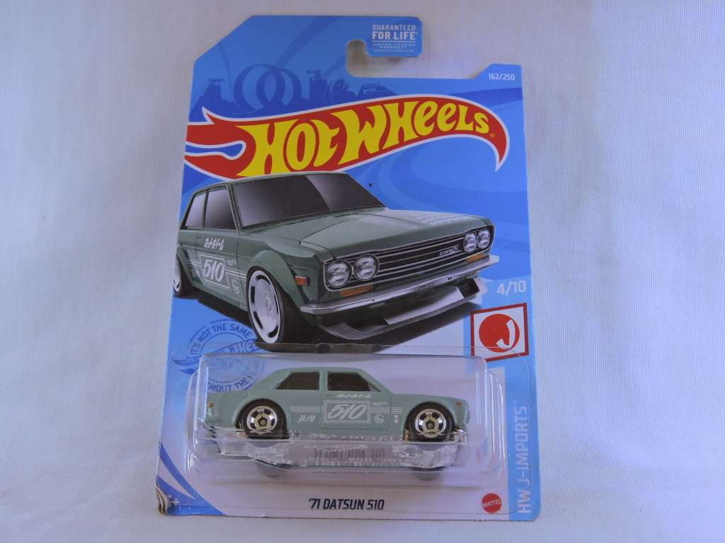 Hot Wheels DATSUN 510 ( Teal #510 ) Like NISSAN   AWESOME MODEL !!
