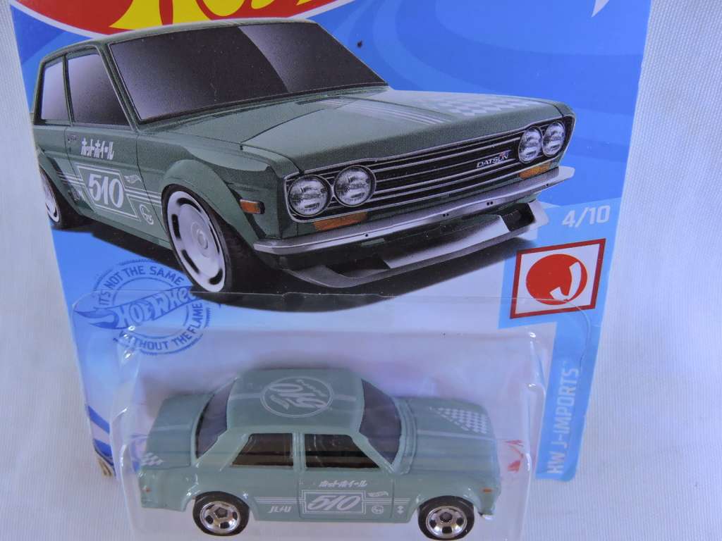 Hot Wheels DATSUN 510 ( Teal #510 ) Like NISSAN   AWESOME MODEL !!