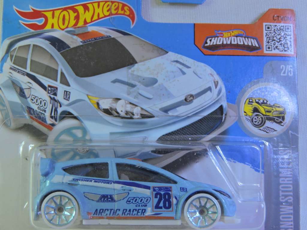 Hot Wheels FORD Fiesta ( Light Blue #28 )