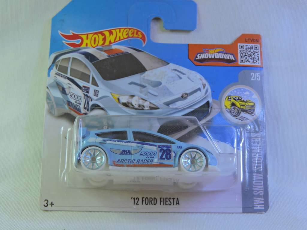 Hot Wheels FORD Fiesta ( Light Blue #28 )