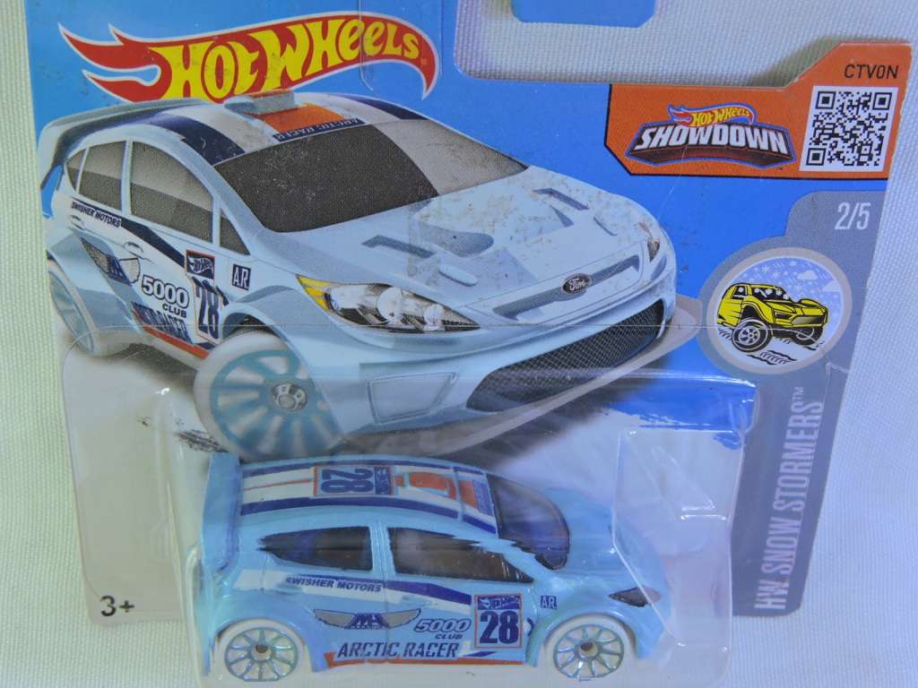 Hot Wheels FORD Fiesta ( Light Blue #28 )
