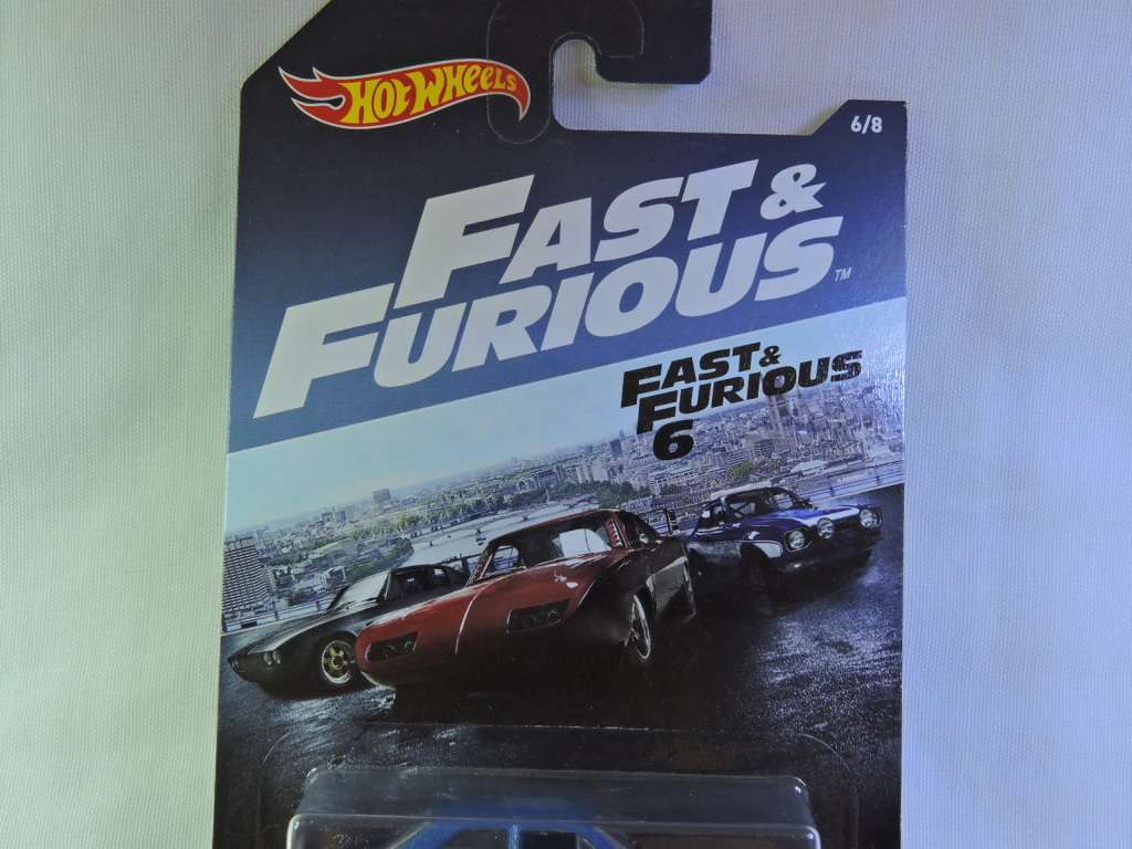 Hot Wheels FORD Escort RS 1600 ( Blue white stripe Fast & Furious 6/8 )