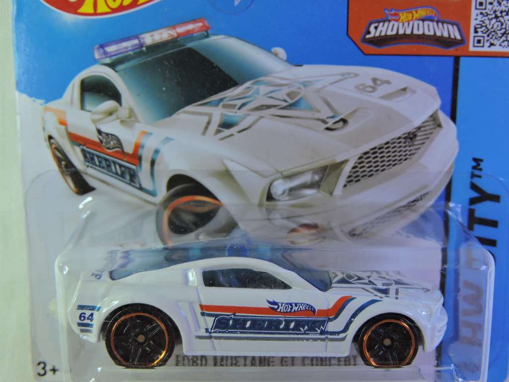 Hot Wheels FORD Mustang GT Concept ( White Sheriff )