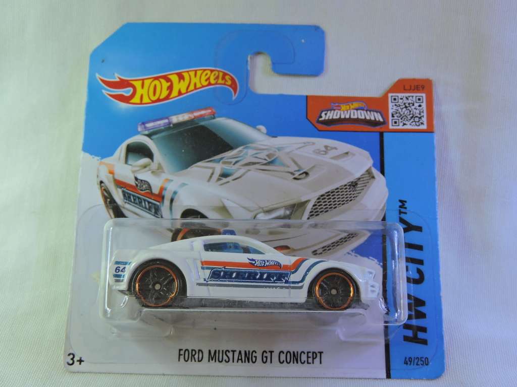 Hot Wheels FORD Mustang GT Concept ( White Sheriff )