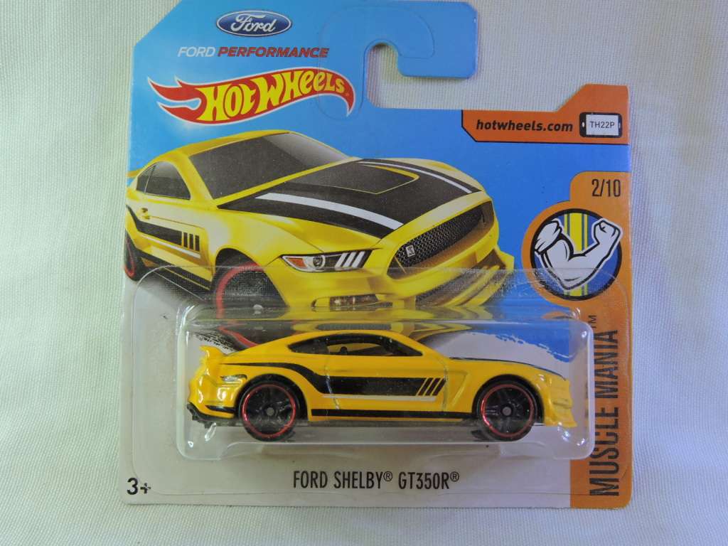 Hot Wheels FORD  Shelby GT 350 R ( Yellow )  Like Mustang