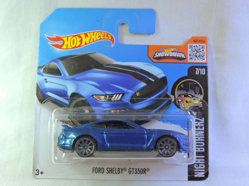 Hot Wheels FORD Shelby GT 350 R ( Blue )  Like Mustang