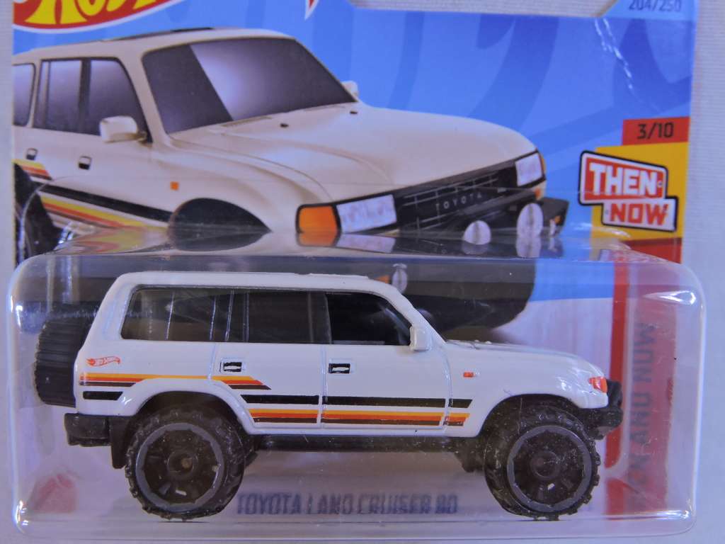 Hot Wheels TOYOTA Land Cruiser 80 ( White )