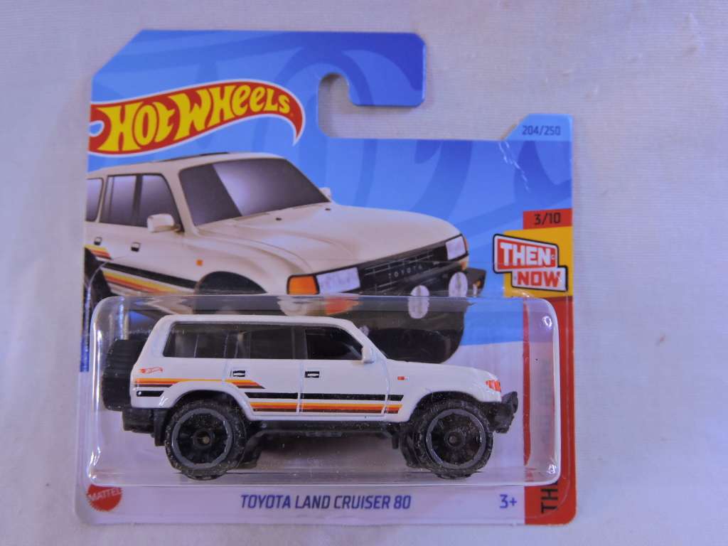 Hot Wheels TOYOTA Land Cruiser 80 ( White )