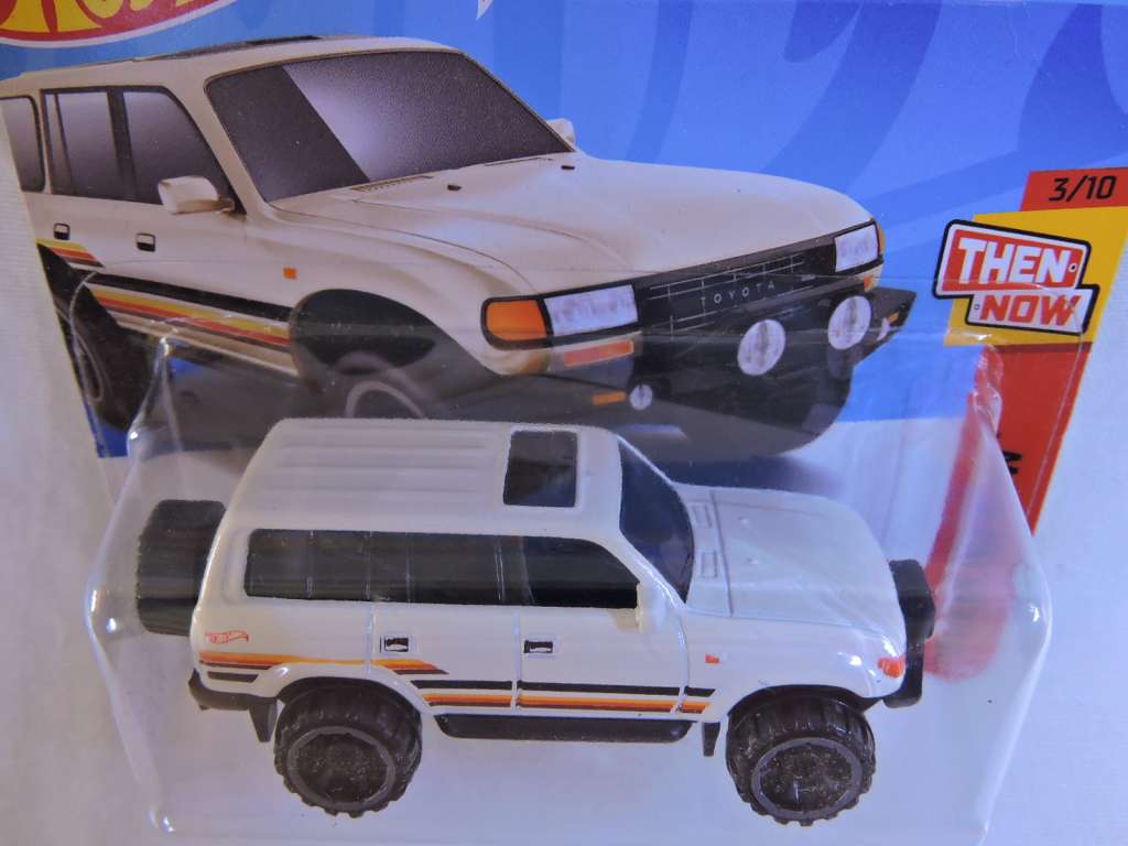 Hot Wheels TOYOTA Land Cruiser 80 ( White )