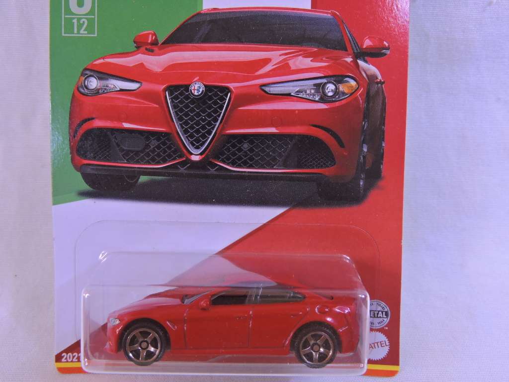 Matchbox Alfa Romeo Giulia  ( Red ) ITALY 6/12  Like Hot Wheels
