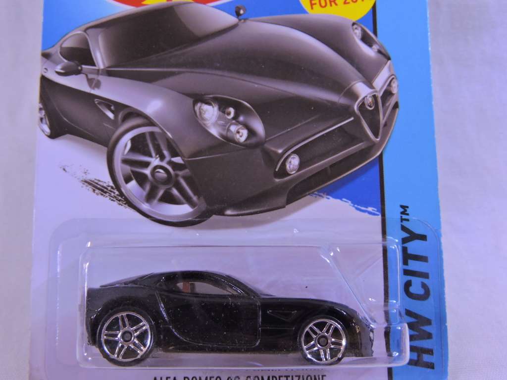 Hot Wheels Alfa Romeo 8C ( Black )