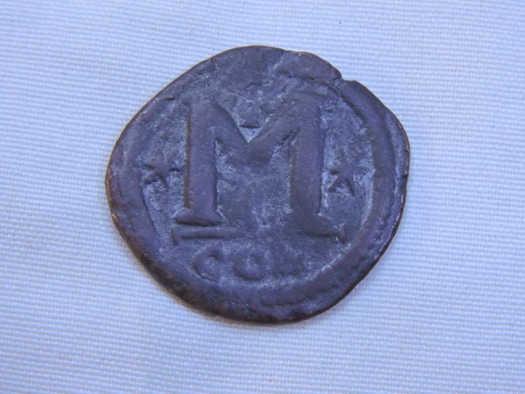 Roman coin Byzantine Empire Constantinopolis Justin I, 40 Nummi