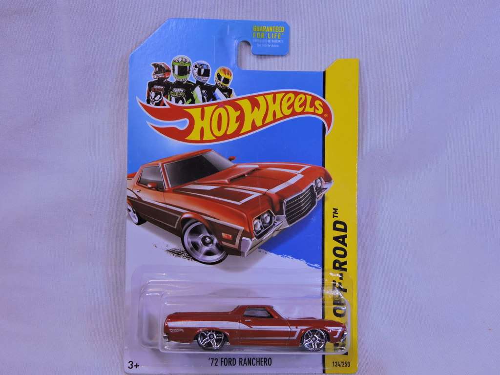 Hot wheels FORD Ranchero ( Red white stripe ) Long Card