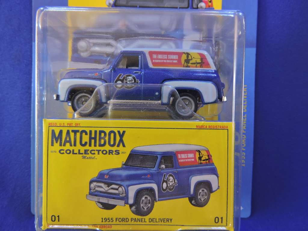 Matchbox 1955 FORD PANEL DELIVERY Van  Mint in Box ( Blue ) 1/20  Like Hot Wheels