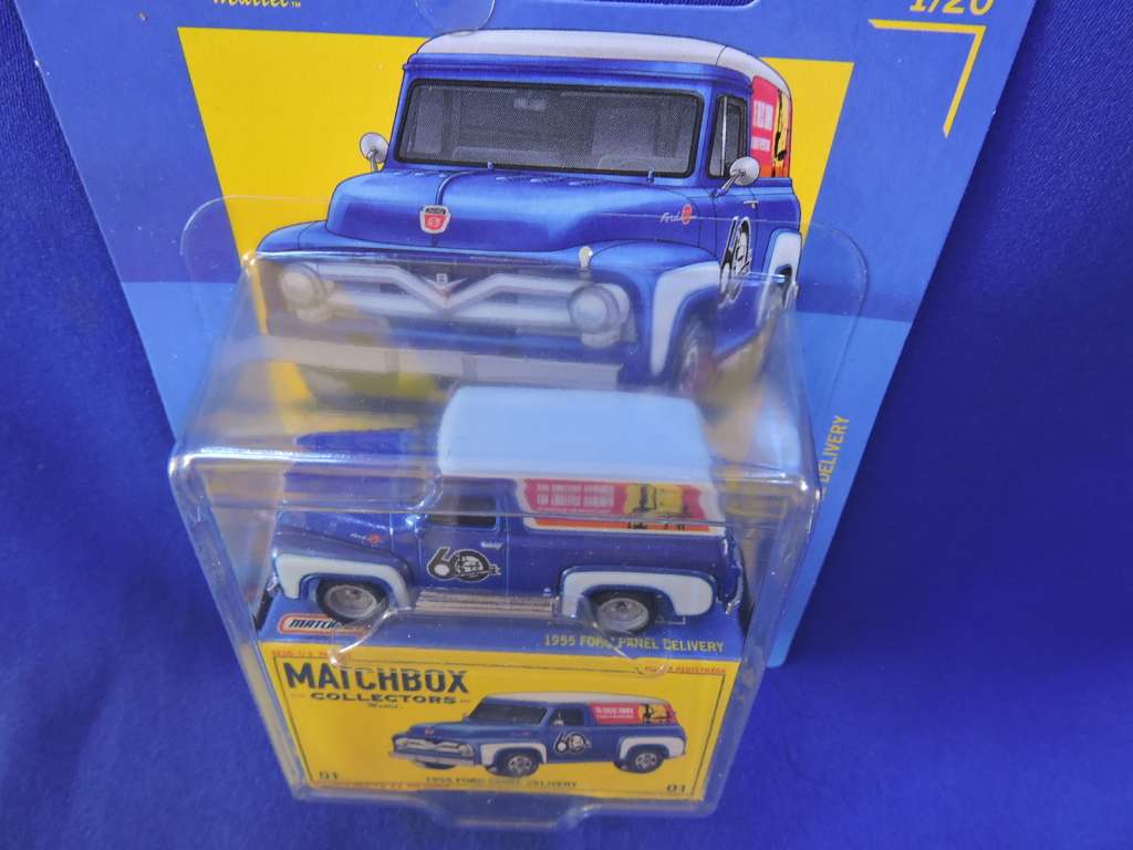 Matchbox 1955 FORD PANEL DELIVERY Van  Mint in Box ( Blue ) 1/20  Like Hot Wheels