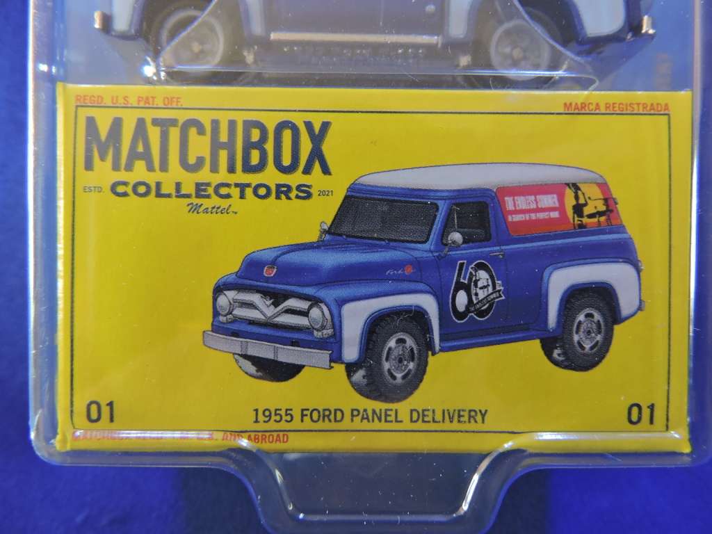 Matchbox 1955 FORD PANEL DELIVERY Van  Mint in Box ( Blue ) 1/20  Like Hot Wheels