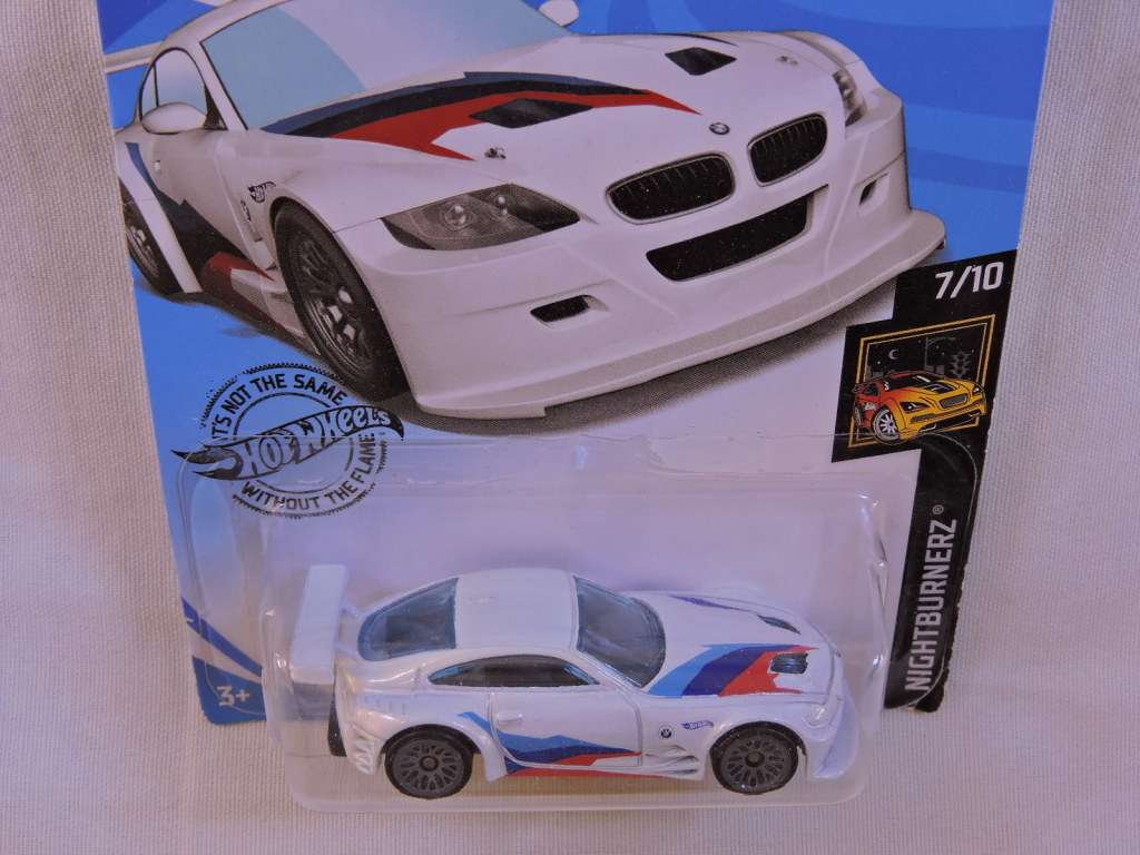 Hot Wheels BMW M4 Motorsport ( White M colours ) Long Card