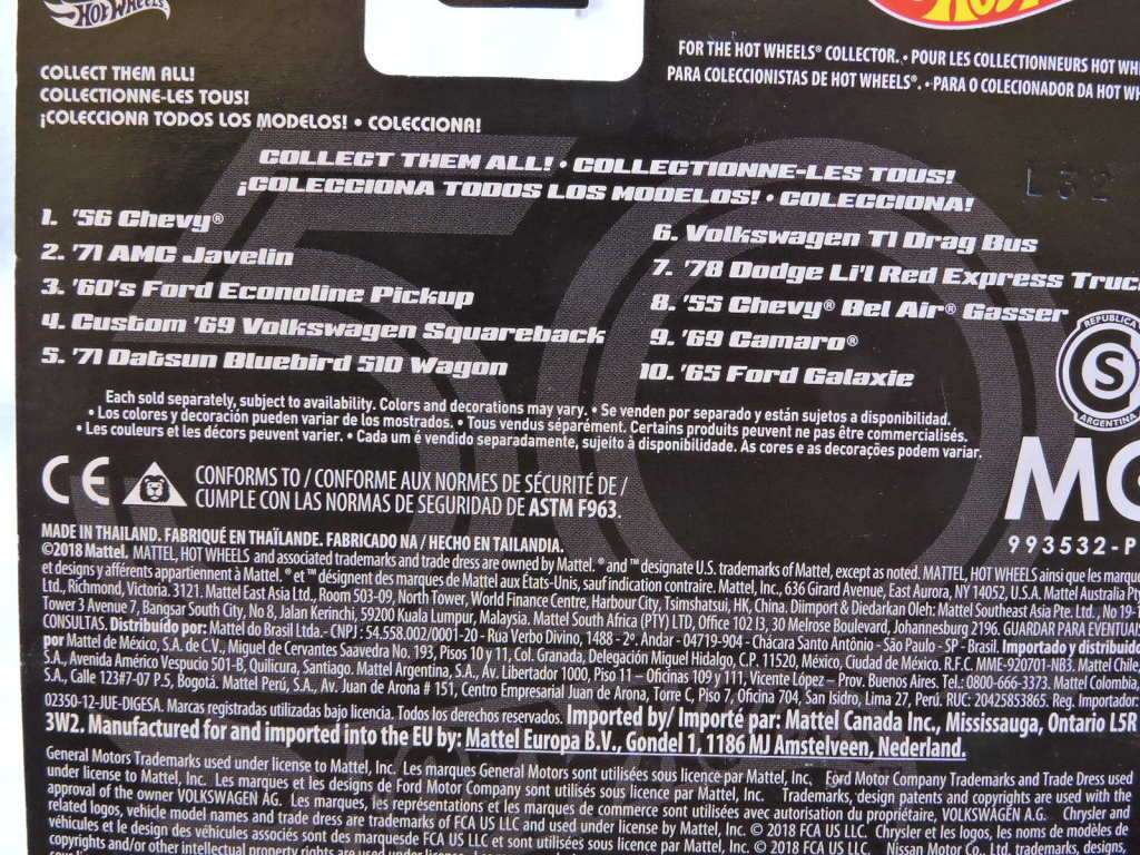 Hot Wheels VW Volkswagen T1 Drag Bus Kombi  ( Silver ) Full metal with Real Riders