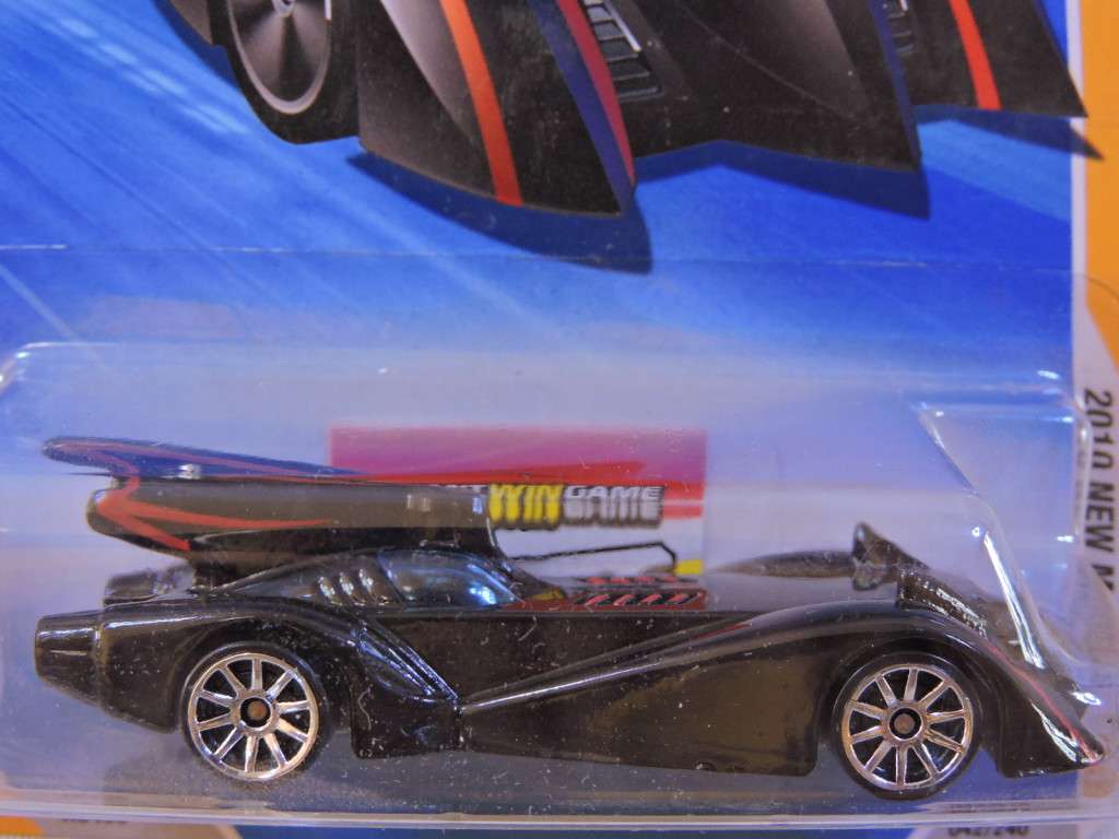 Hot Wheels  BATMOBILE ( Black with bat wing & ears )  Batman