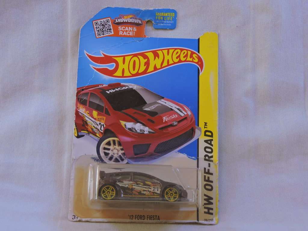 Hot Wheels FORD Fiesta ( Dark Plum #21 )  Long Card