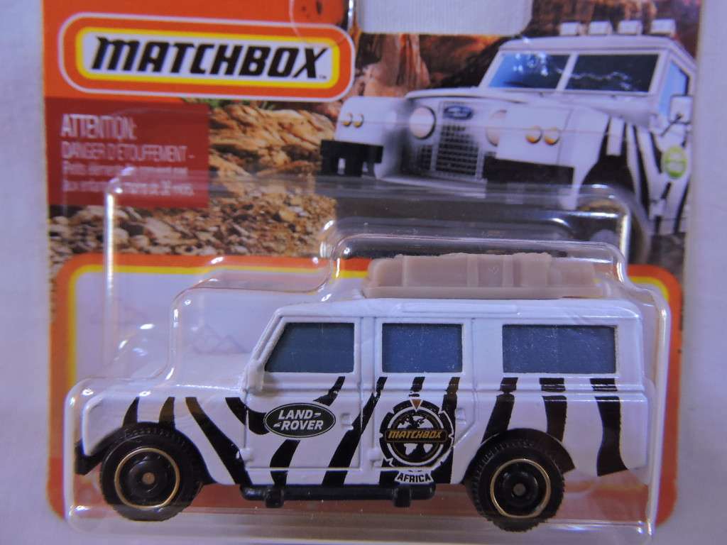 Matchbox Land Rover Gen 11 Safari ( Zebra stripes )   Like Hot Wheels