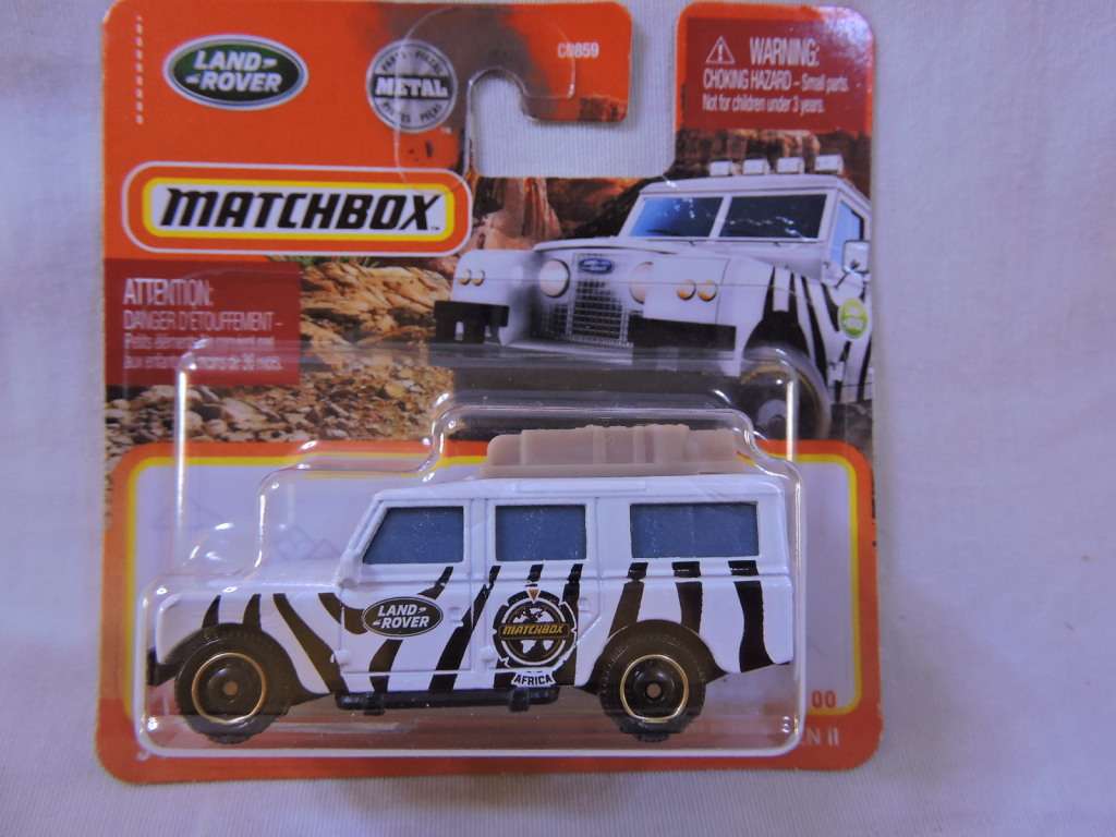 Matchbox Land Rover Gen 11 Safari ( Zebra stripes )   Like Hot Wheels