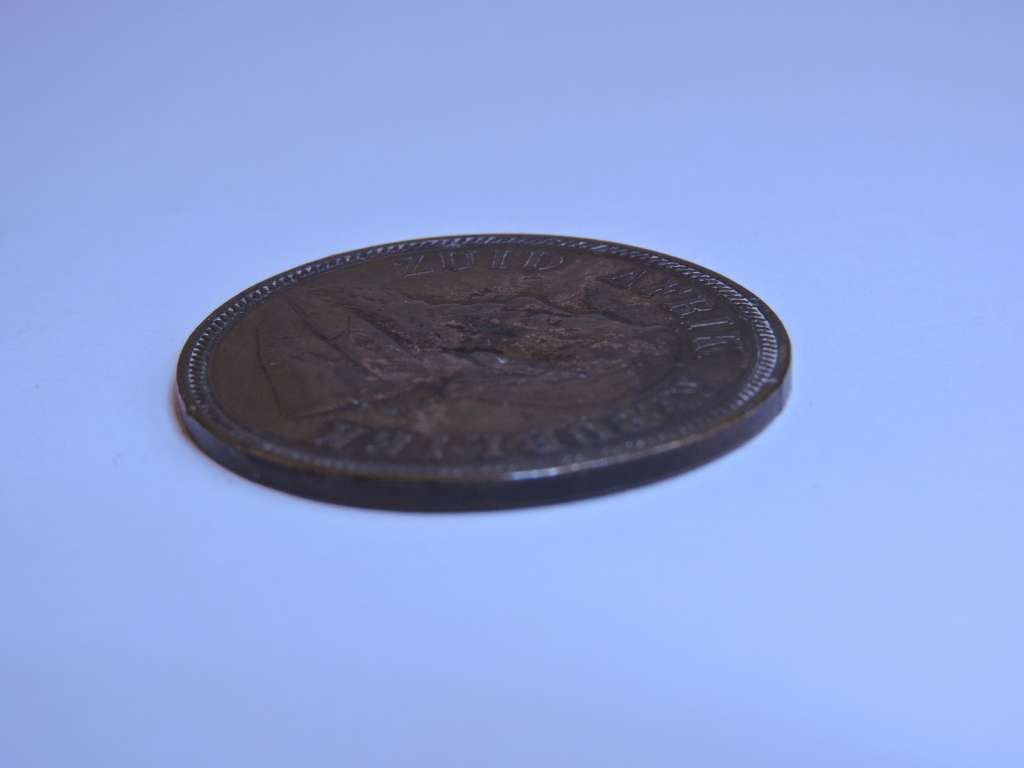 1892 ZAR 1 Penny ( 1D )  Paul Kruger filler coin