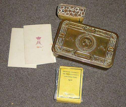 PRINCESS MARY CHRISTMAS TIN WITH CONTENTS