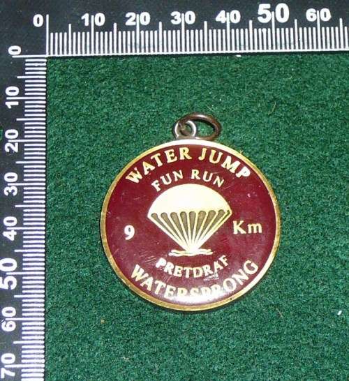 PARATROOPER WATER JUMP & FUN RUN MEDALLION