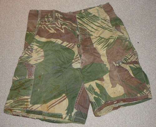 RHODESIAN ARMY CAMO SHORTS