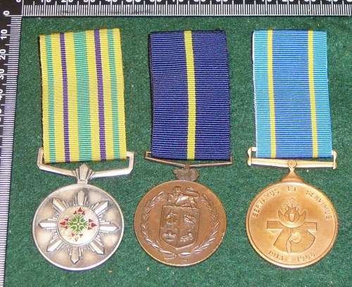 SAP MEDAL TRIO TO ADJ OFFICER
