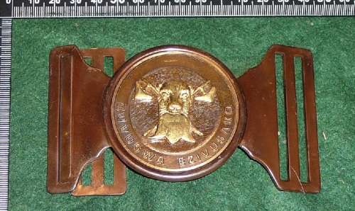 SA 115 BATTALION STABLE BELT BUCKLE