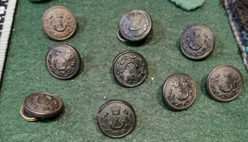 WITS RIFLES BADGE & BUTTON LOT