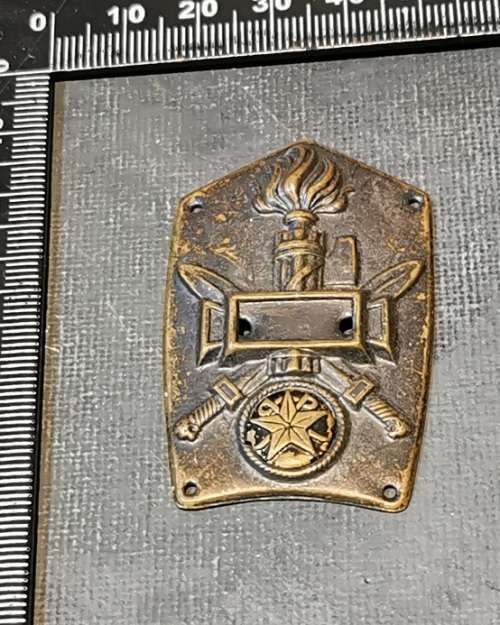 ITALAIN WW2 COLONIAL BUSTINA CAP BADGE