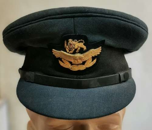 RHODESIAN AIR FORCE OFFICERS PEAK CAP