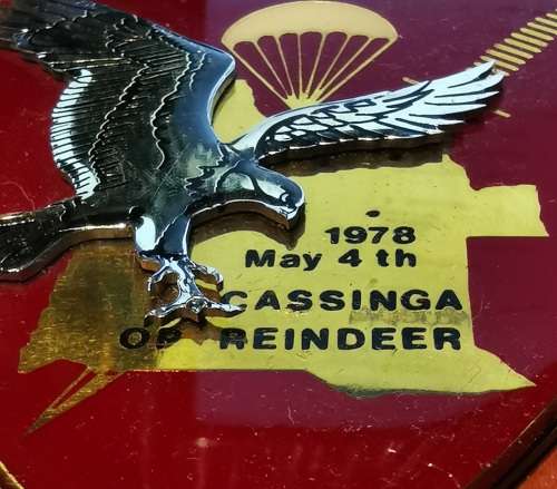 1 PARA CASSINGA PLAQUE