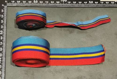 ORIGINAL RHODESIAN GENERAL SERVICE MEDAL RIBBON ROLLS