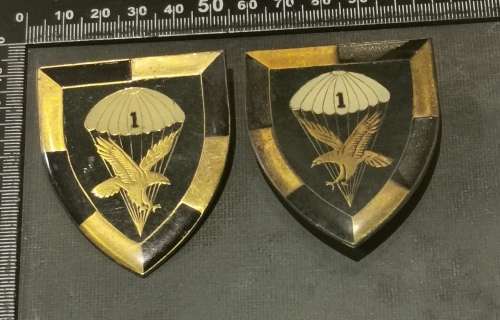 SADF 1 PARACHUTE BATTALION MATCHING SHOULDER FLASH SET