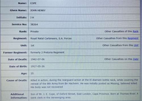 WW2 KILLED IN ACTION, EL ALAMEIN DEATH PLAQUE & REPRINT DOCUMENTS FOR MAN