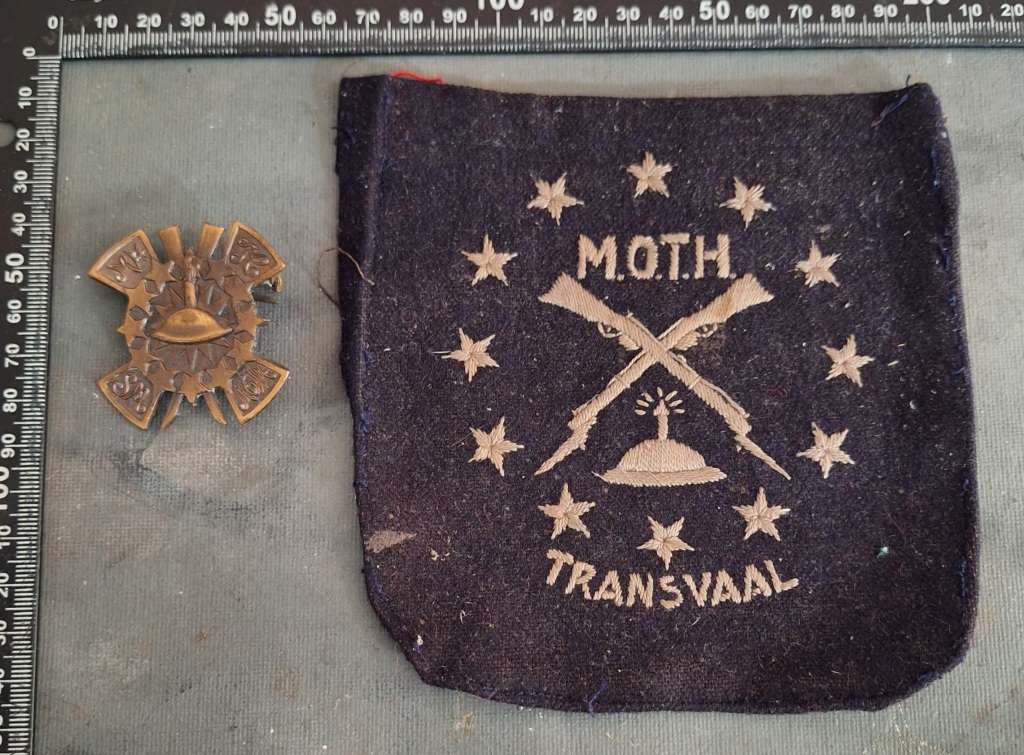M.O.T.H VETERANS BLAZER BADGE AND CAP BADGE