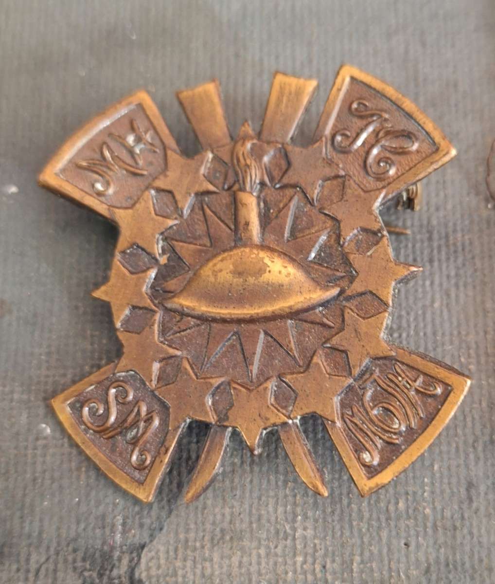 M.O.T.H VETERANS BLAZER BADGE AND CAP BADGE