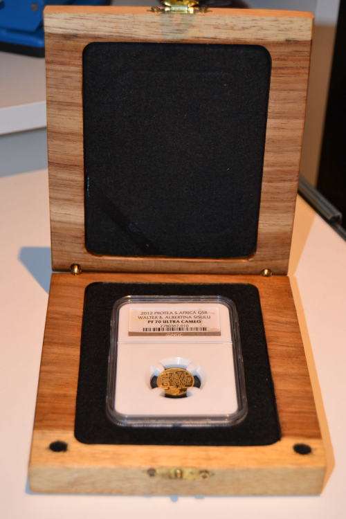 2012 Protea G5R "Walter & Albertina Sisulu" 1/10oz .999